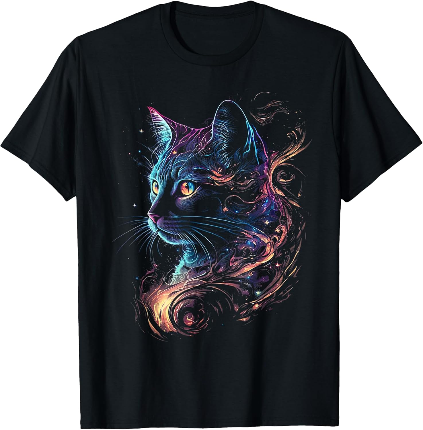 Cat Portrait In Space Astronomy