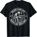 Heart Says Pit Knees Say Balcony Funny Old Punk Rock Concert T-Shirt