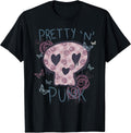 Punk Rock 'n' Roll Music Pretty in Punk Women Ladies Children T-Shirt