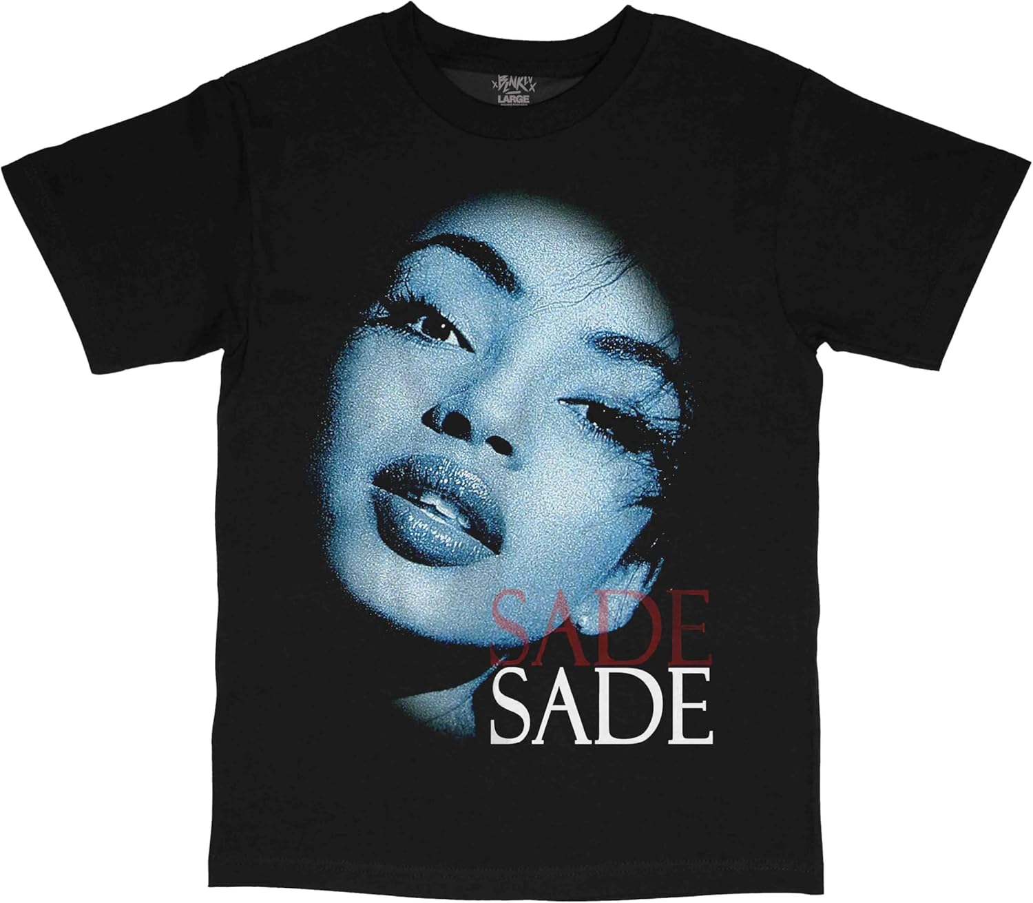 Sade Face Streetwear Vintage Style T-Shirt Black