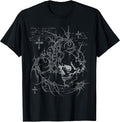 Y2K Grunge Goth Alt Skull Sigilism Vintage Graphic T-Shirt