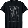 Gothic Church Cathedral Goth Grunge Dark Alt Aesthetic Art T-Shirt