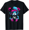Cute Teddy Bear in Hoodie Urban Style T-Shirt