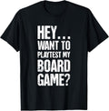 Funny Boardgame Designer T-Shirt - "Hey" T-Shirt