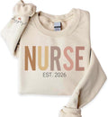 Personalized Nurse Sweatshirt, Custom RN Shirt, Nursing Gift, Gift for Healthcare Worker