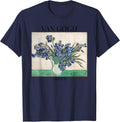 Van Gogh Irises Impressionist Art Painting Vincent Van Gogh T-Shirt