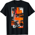 Graffiti Orange Abstract Art Modern Colors T-Shirt