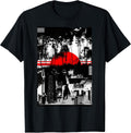 Urban City Silhouetted Tonal Black & White T-Shirt