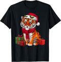 Bengal Tiger Merry Christmas Day