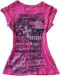 Y2K Emo Grunge Scene Shirt Women Cutecore Indie T-Shirts Teen Girl Graphic Tee Tops 2000s Alt Mcbling Clothes