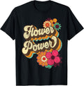 60s 70s Hippie Retro Groovy Positive Vibes T-Shirt