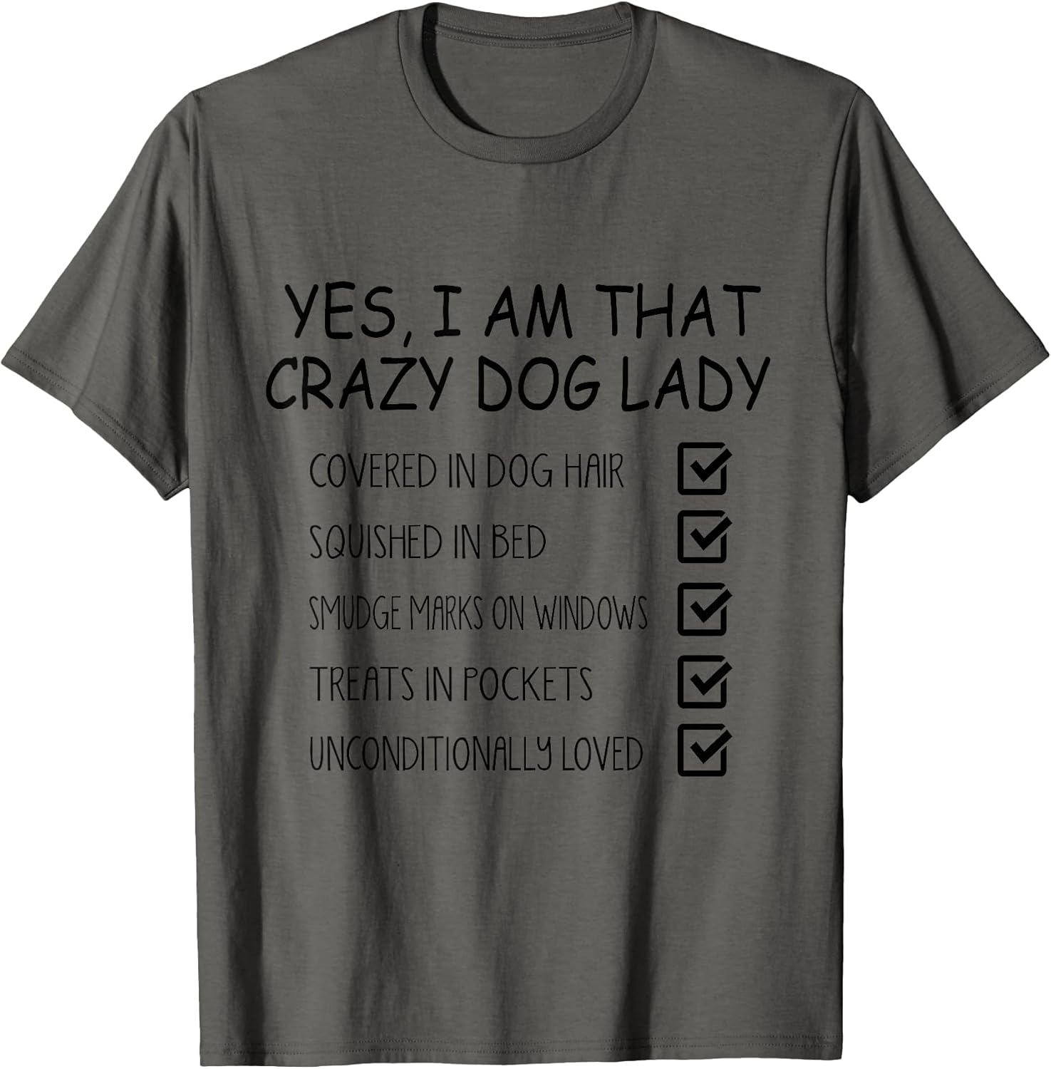 Crazy Dog Lady Covered In Dog Hair
