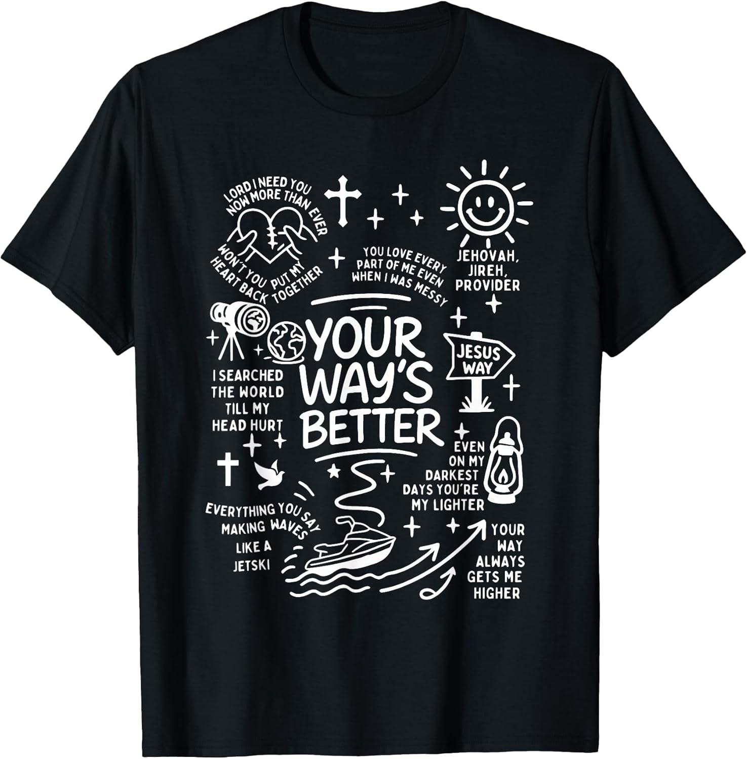 Your Way's Better Christian Quote Jesus Faith.