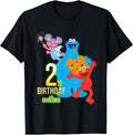 Black Classic Fit 2nd Birthday T-Shirt - Crew Neck, Short Sleeve, Cotton & Polyester
