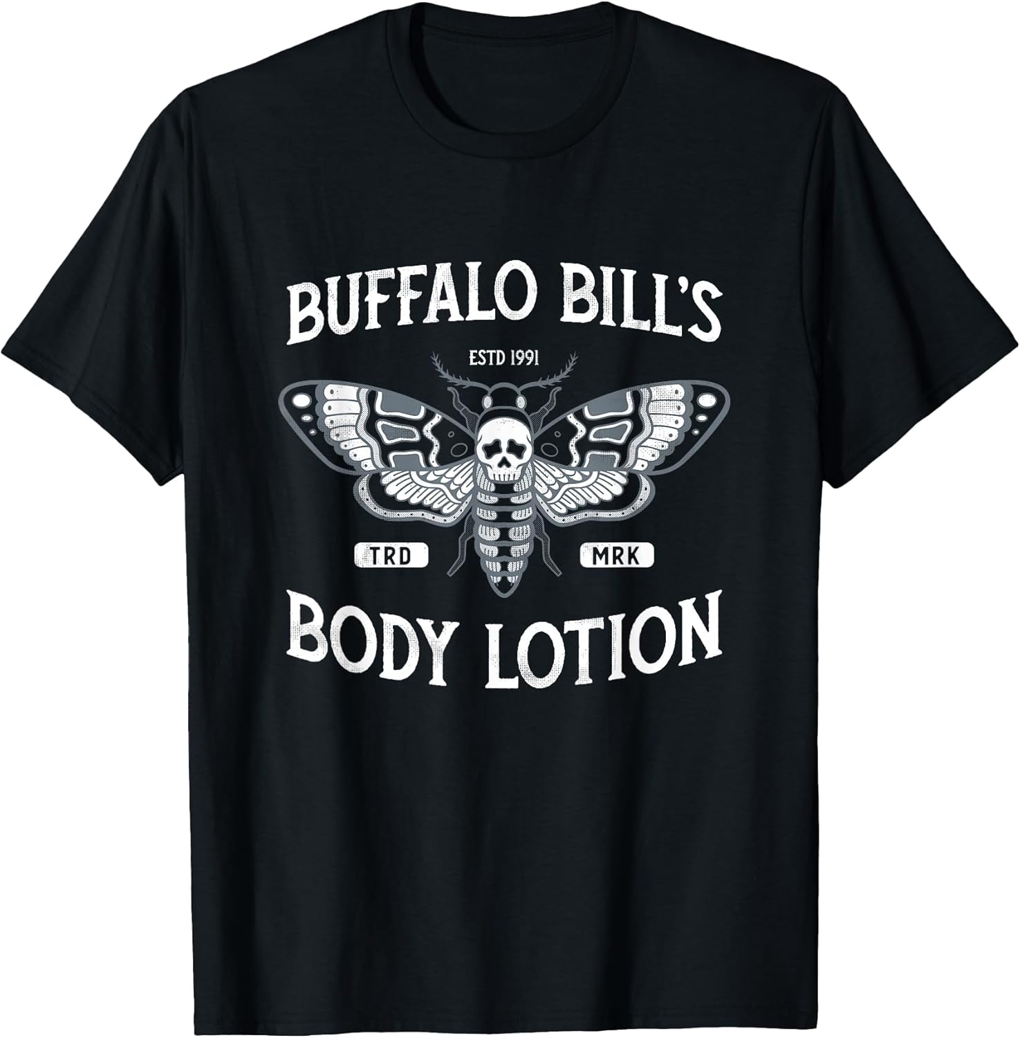 Goth Body Lotion - Deaths Head Moth - Horror T-Shirt