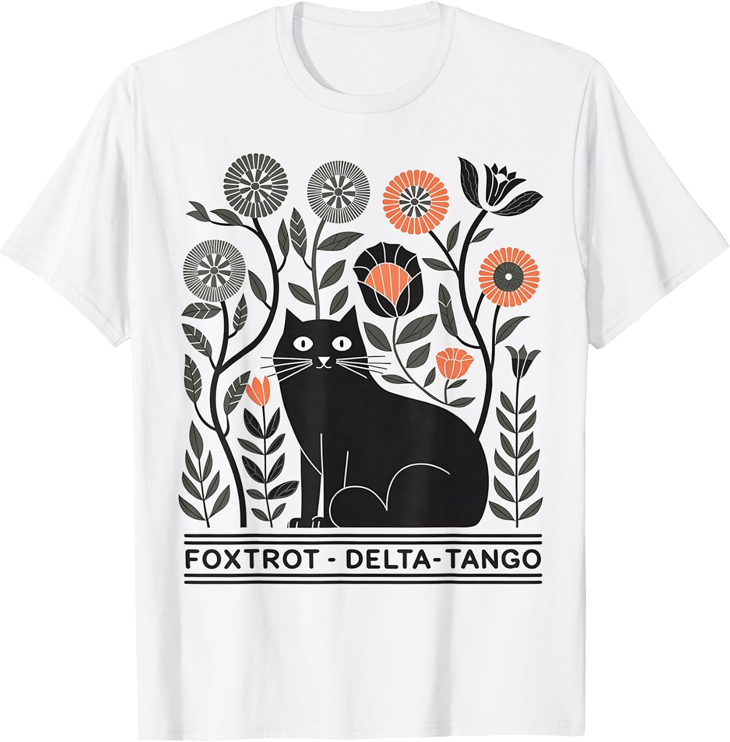 Foxtrots Deltas Tangos Flower Tee