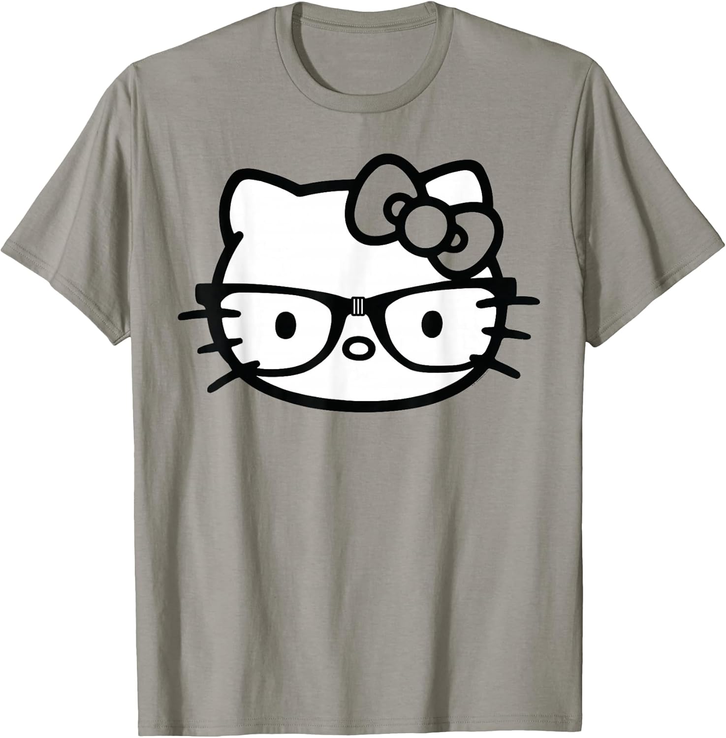Black and White Nerd Glasses Short Sleeve T-Shirt