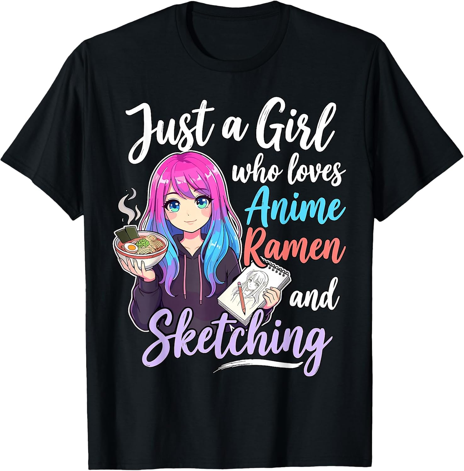 Funny Anime Ramen Lover