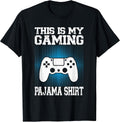 This is My Gaming Pajama Shirt Funny Video Game Gamer T-Shirt