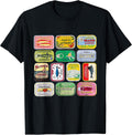 Sardine Fisherman Aesthetic Vintage Beach Coastal Sardine T-Shirt