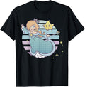 Rosalina and Luma Striped Background Portrait T-Shirt