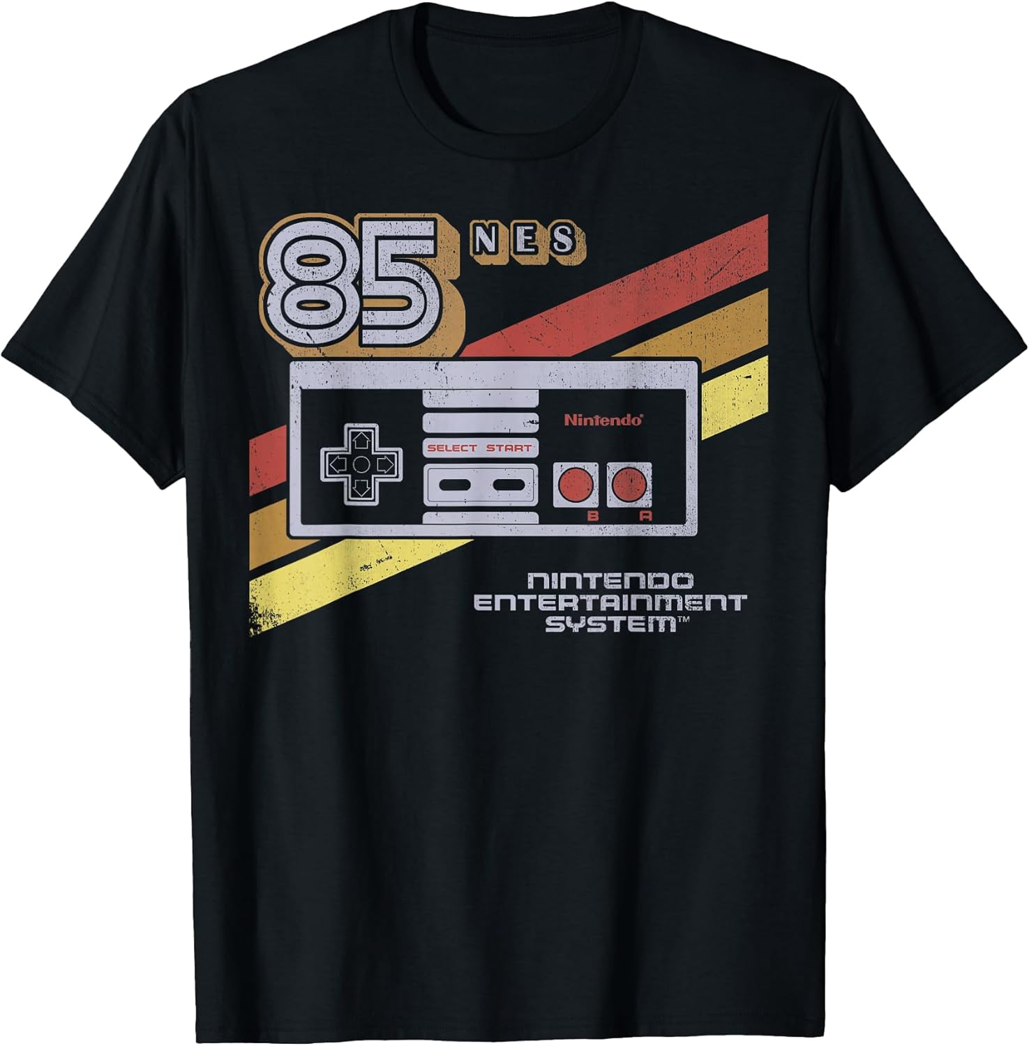 NES Controller Retro Stripe 85 T-Shirt