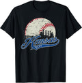 Ottawa Kansas Vintage Patriotic Sports Design T-Shirt