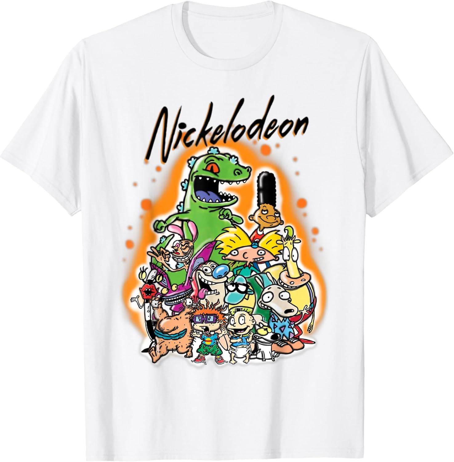 Classic Nick 90s Urban Spray Paint Character Tee T-Shirt