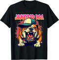Junkyard Dog Bulldog Hip Hop Urban Streetwear Graffiti T-Shirt
