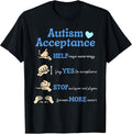 Autism Awareness Acceptance Hand Neurodiversity SPED Teacher T-Shirt