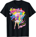 Jem and The Holograms Full Band Rocking Out 80's Rock Retro T-Shirt