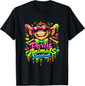 Party Animals Baseball Monkey Sunglasses Graffiti