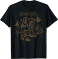 Peter Pan Never Land Map Graphic T-Shirt T-Shirt Small