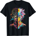 Anime Manga Motif Colorful Artwork Anime T-Shirt