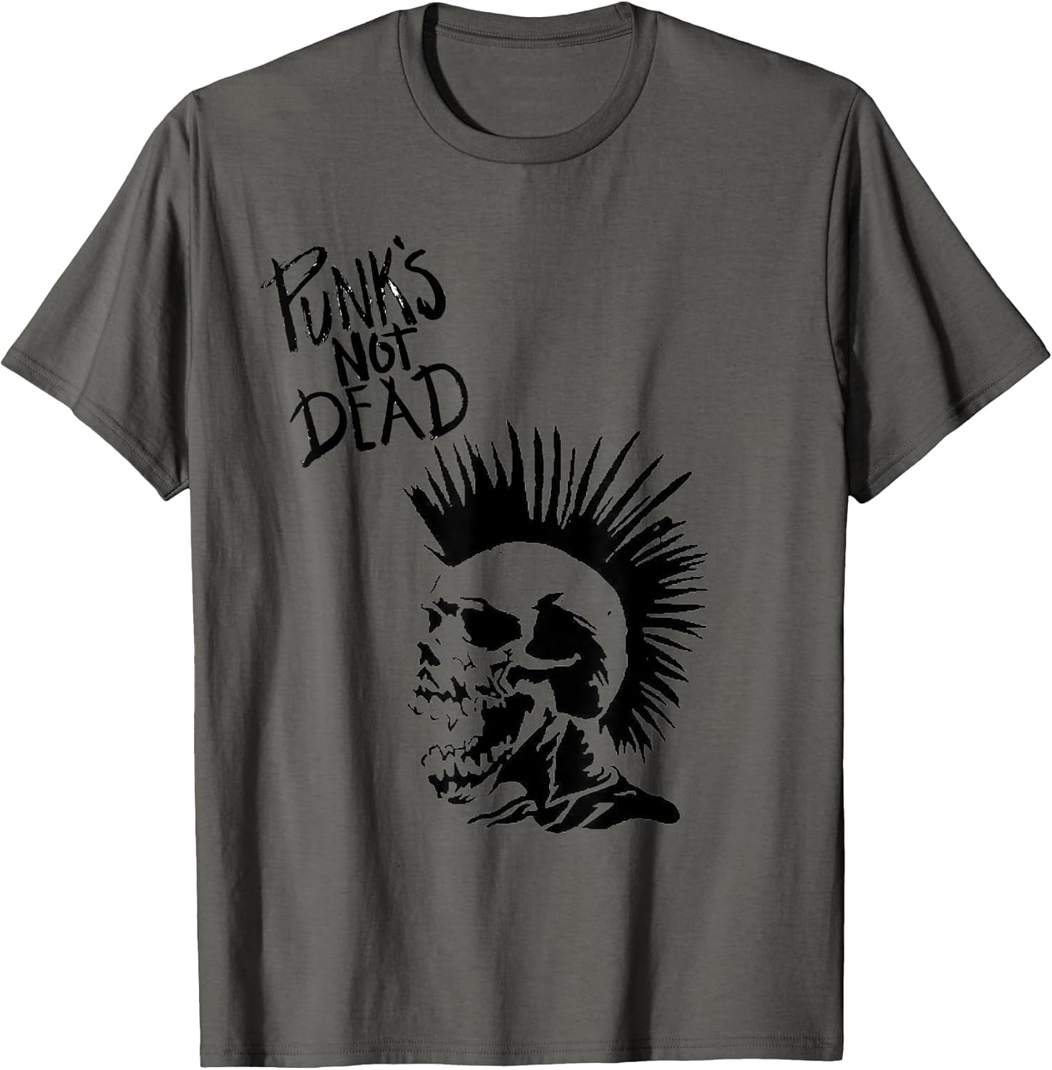 Punk's not dead skull, punk rock tshirt