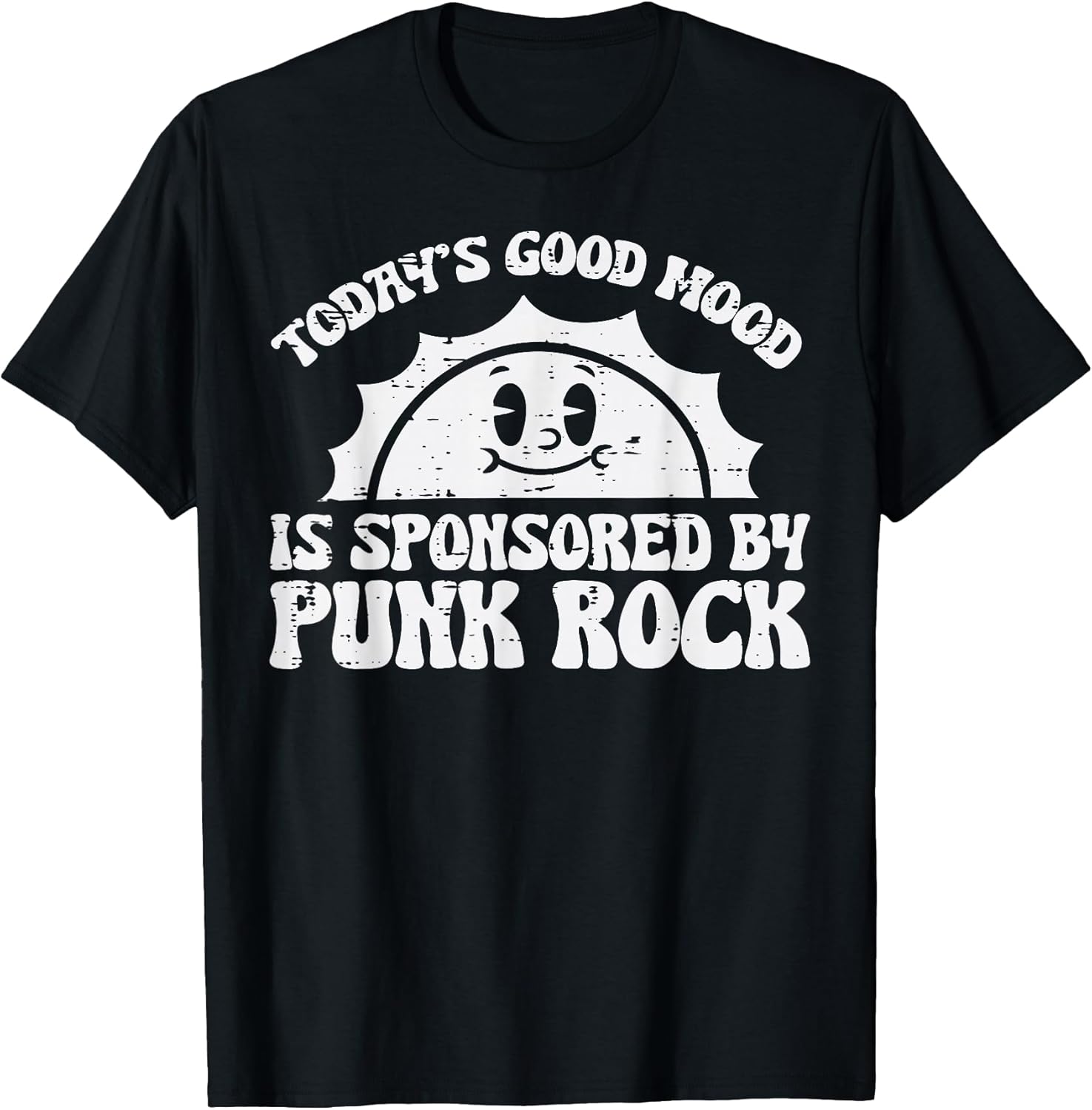 Todays Good Mood Sponsored Punk Rock Music Rocker Boys Kids T-Shirt