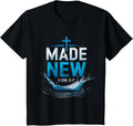 Made Water Baptism Bible Verse Christian Baptized T-Shirt