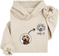 Custom Dog Face Sweatshirt Hoodie T-Shirt, Custom Pet Name, Personalized Pet Photo, Dog Lovers Gifts, Christmas
