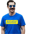 Believe Shirt – Inspirational Gift for Him & Her | Funny Men's & Women's Birthday Tee | Motivational Blue Shirt