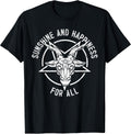 Gothic Heavy Metal Dark Rock Punk Sunshine Happiness for All T-Shirt