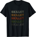 Love Heart Skillet Tee Grunge Vintage Style Black Skillet T-Shirt