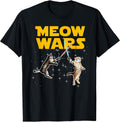 Meow Wars Funny Graphic For Cat Lovers T-Shirt
