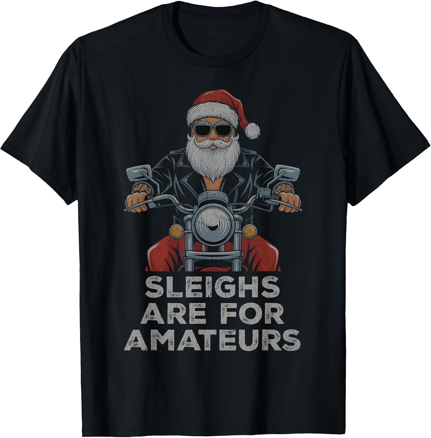 Christmas Motorbike Merch For Men Humorous Biker