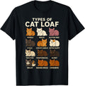 Types of Cat Loaf Cute Kitten Kawaii Cats, Cat Lover Girls T-Shirt
