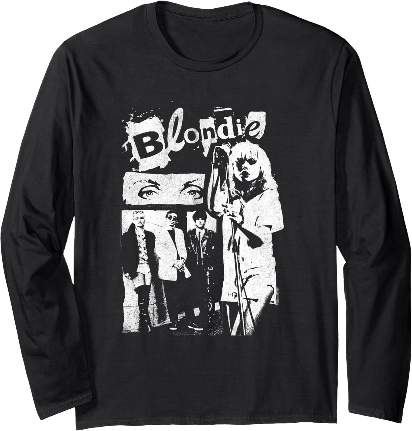 Punk Zine Collage Vintage Band Long Sleeve T-Shirt