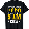 Funny Gym 5am Crew Workout Apparel