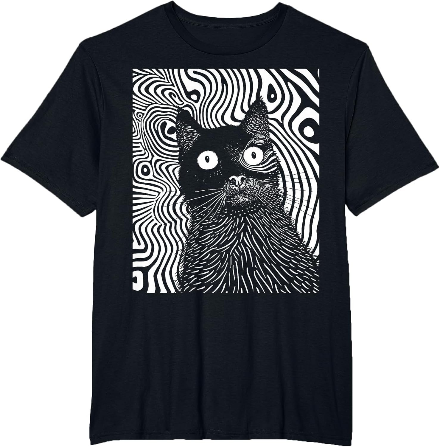 Trippy Cat | Pastel Goth Gothic Grunge Alt Punk Weirdcore T-Shirt