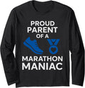 Marathon Supporter Race Day Cheer Squad Running Motivation Long Sleeve T-Shirt