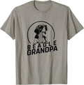 Beagle Dog Grandpa Grand Paw Dog Lover Gifts Men Dad Father T-Shirt