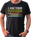 Personalized I am Your Their Father Shirt, Dad Gift, Custom Stars Tshirts for Daddy, Tee Gifts for Husband, Dad, Papa from Daughters Son Wife, Christmas, Fathers Day & Birthday Present